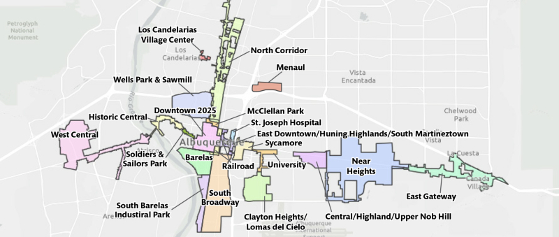 ABQ map